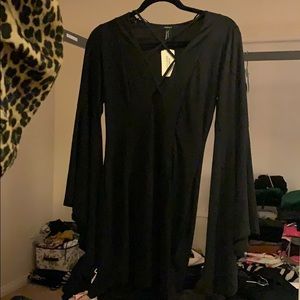 Brand new long sleeve lace up dress